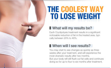 4 Handles Fat Free Cryolipolysis Body Slim Machine để giảm cân / Giảm cellulite