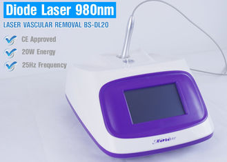 Màn hình cảm ứng cầm tay Máy loại bỏ laser 980nm để điều trị suy tĩnh mạch / điều trị mụn trứng cá