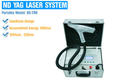 Không đau Portable Q Switched Nd Yag Laser Xóa hình xăm Điều trị an toàn vĩnh viễn
