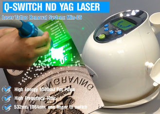 Máy xóa hình xăm bằng laser 1064nm Q Switch, ND Yag Laser để tẩy lông