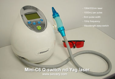 Máy Laser Pico hiệu suất cao 1064nm ND Máy laser YAG Mini C6 Loại
