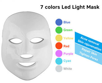 7 màu LED Máy trị liệu da Trẻ hóa da mặt Led Sử dụng tại nhà