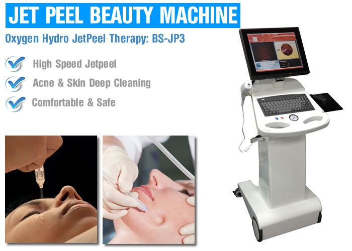 OEM Water Oxygen Jet Peel Oxygen , Skin Rejuvenation Machine For Facial Peeling