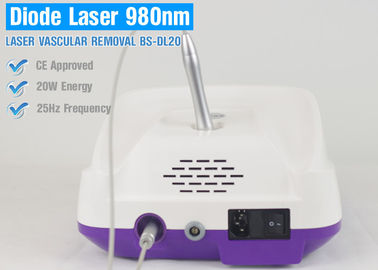 Máy làm đẹp Laser Diode 980nm để loại bỏ mạch máu / Loại bỏ tĩnh mạch mạng nhện