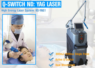 Máy cắt laser ND YAG Pico mạnh mẽ cho sắc tố với điều trị bằng laser 1064