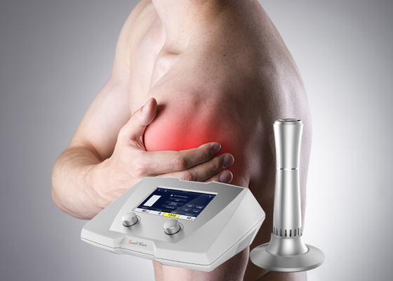 Máy trị liệu xung kích ESWT xuyên tâm từ tính để giảm đau chấn thương thể thao