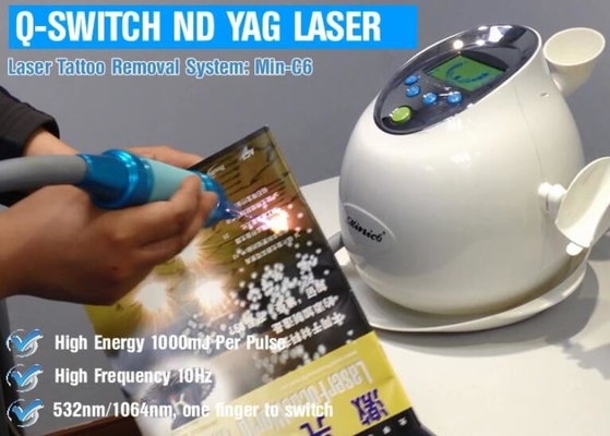 Máy Laser cầm tay Pico Q Switch Nd Yag Laser Thiết bị xóa hình xăm