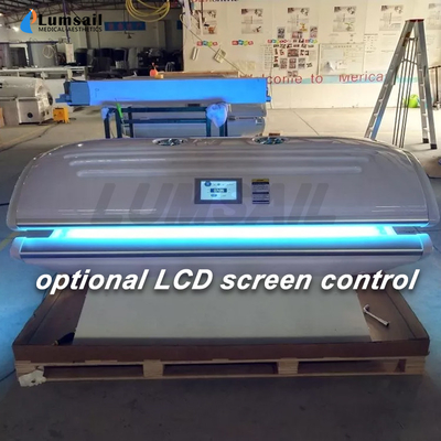 Float Collagen Light Solarium Tanning Bed Đường hầm cong 110V