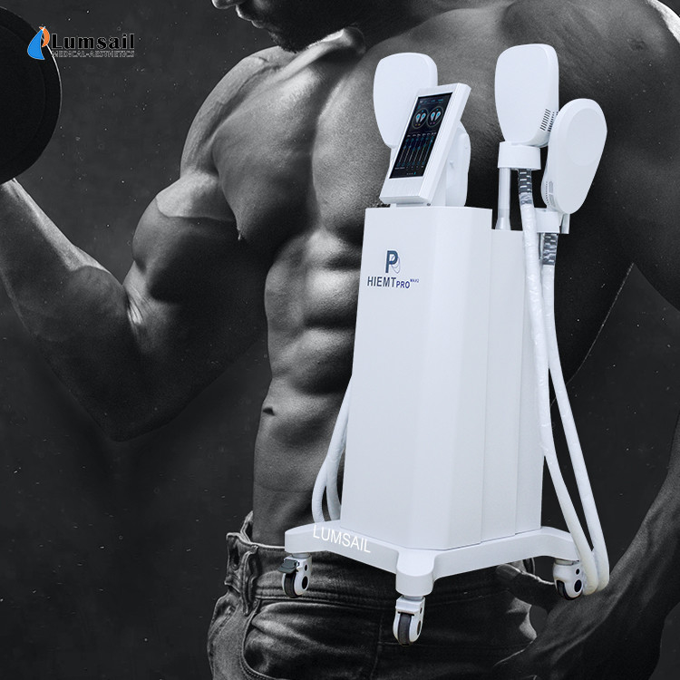 5600w 4 tay cầm Máy giảm béo cường độ cao Ems Teslasculpt Pelvic Himet  Neo RF
